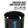 Spyderco 600111CF 6 Bi-Metal Hole Saw Rapid Core Eject™