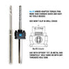 Spyder Hex10 1/2 TCT Quick Change Hole Saw Arbor Assembly Rapid Core Eject™