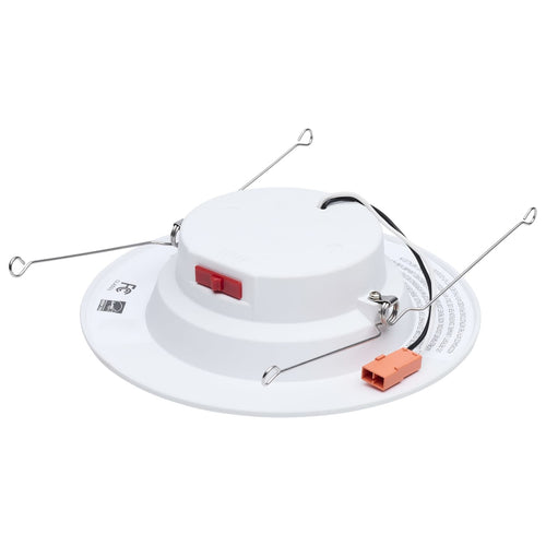 Satco 8 Watt LED Downlight Retrofit 5-6 Inch CCT Selectable Round White Finish